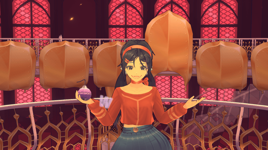 Crazy mita with a grenade