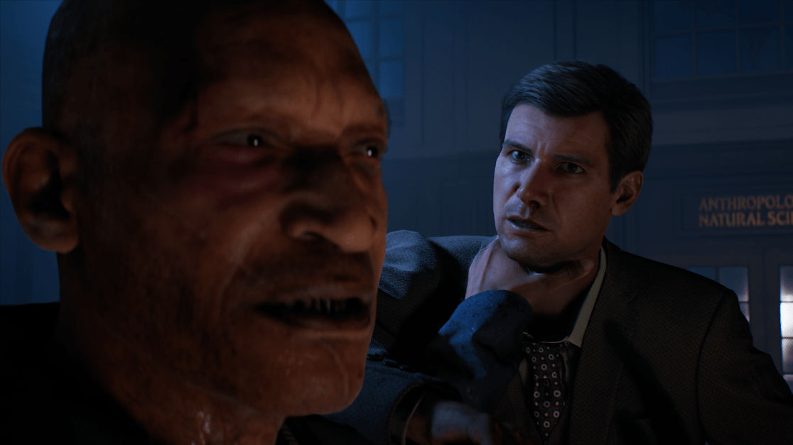 tony todd holding up indy with on hand by the throat