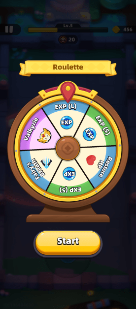 a roulette wheel full of rewards