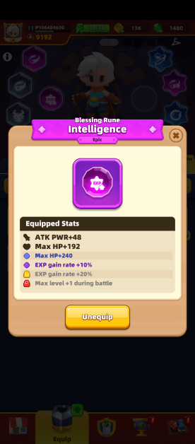 a detailed view of a rune