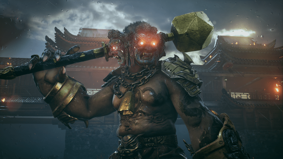 a giant enemy with a giant club