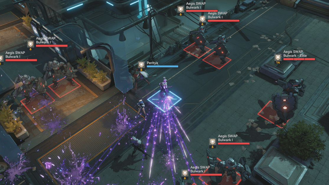 showing what some of the combat looks like.