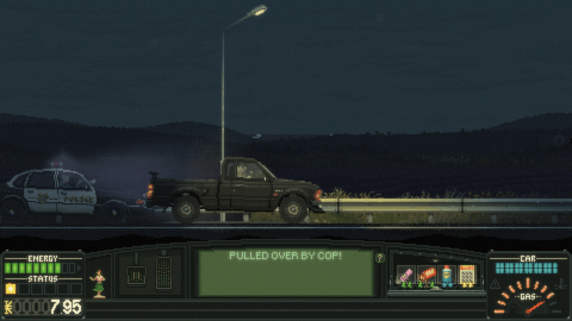 Getting pulled over by the police threat